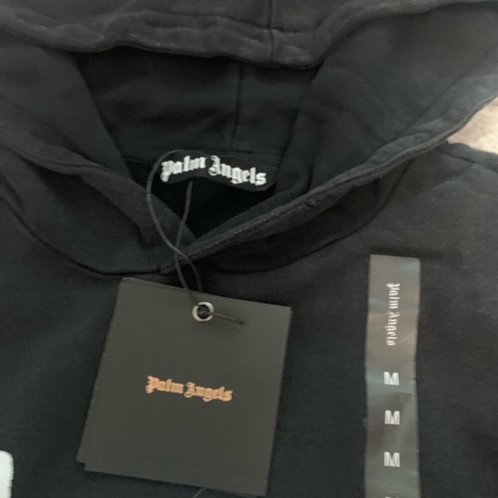 Palm Angels Fire Burning Hoodie Men’s Large, Medium, Small - Picture 2 of 4